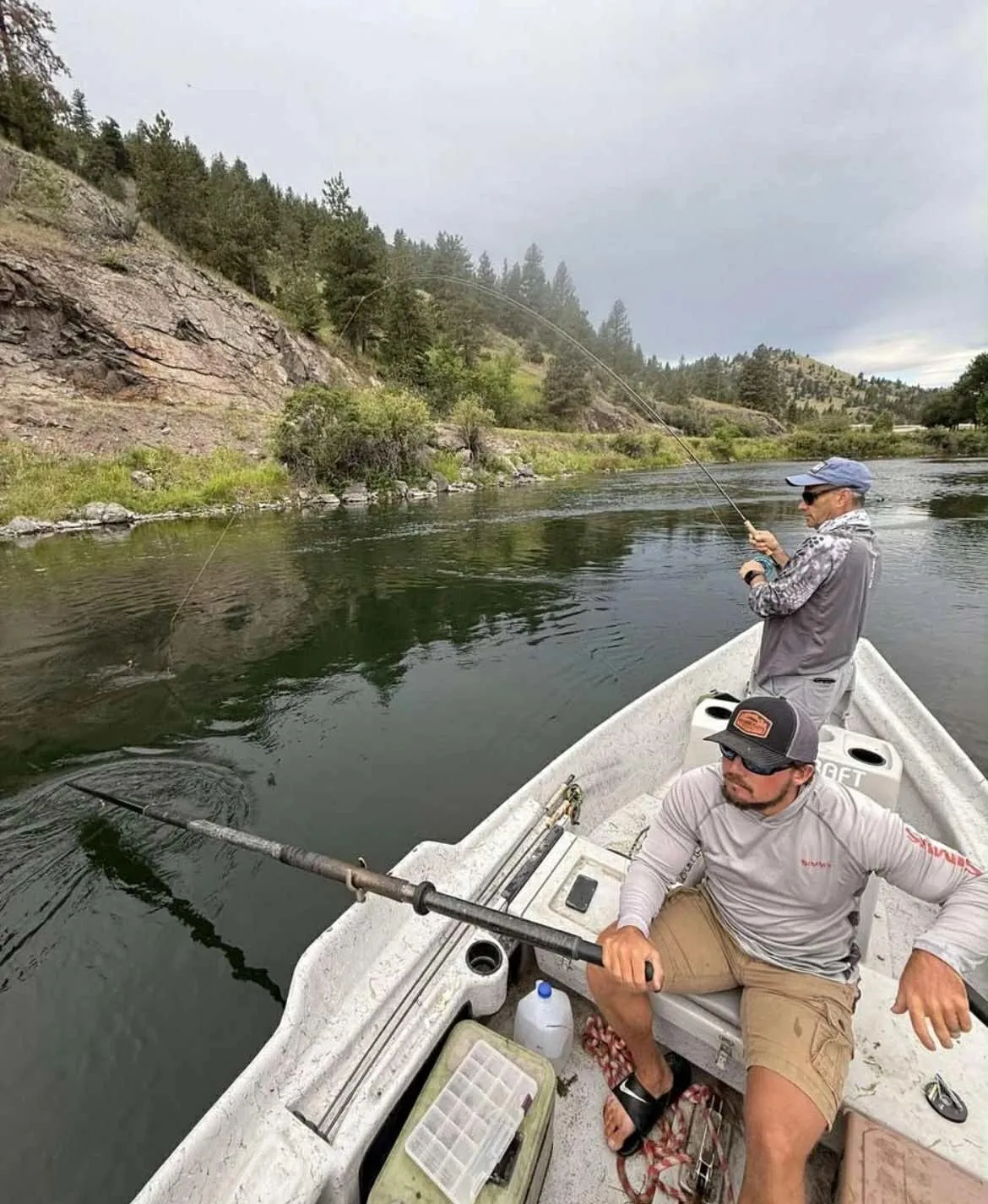 Matt Mohar on the Missouri River