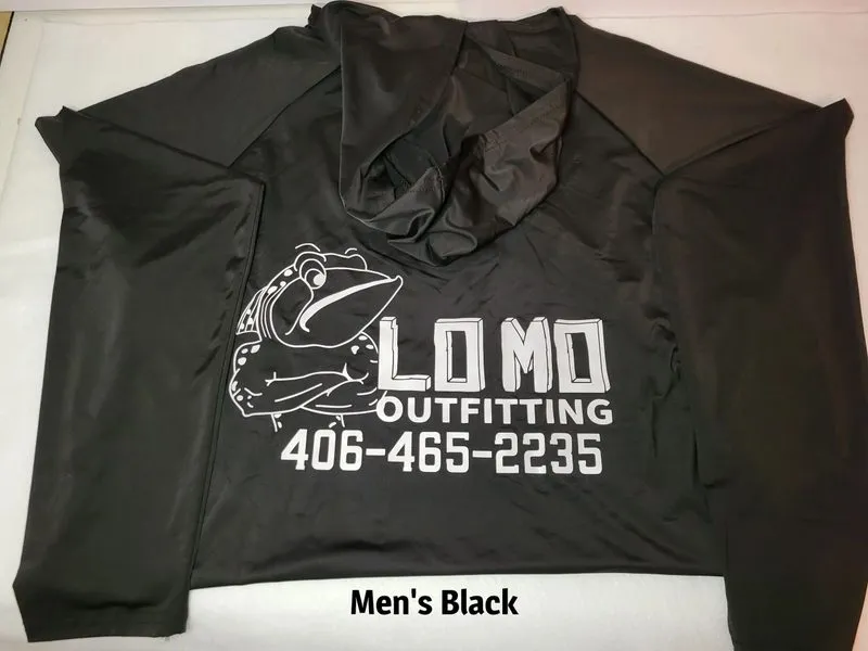 Men's Sun Hoodie — Black