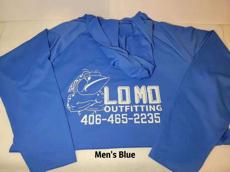 Men's Sun Hoodie — Blue