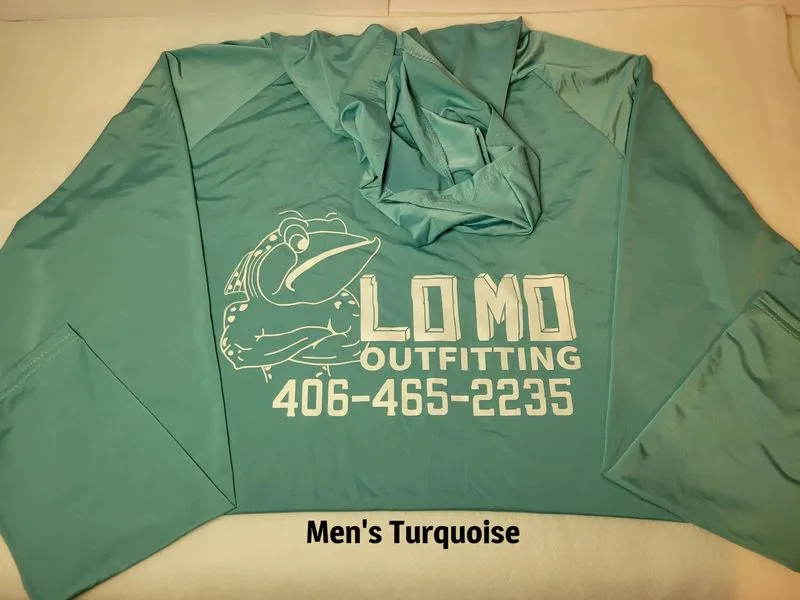 Men's Sun Hoodie — Turquoise