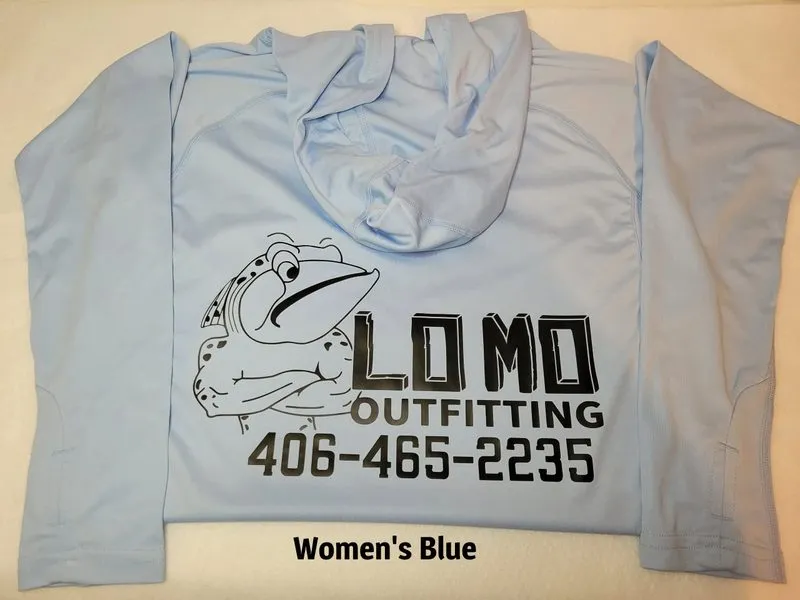 Women's Sun Hoodie — Blue