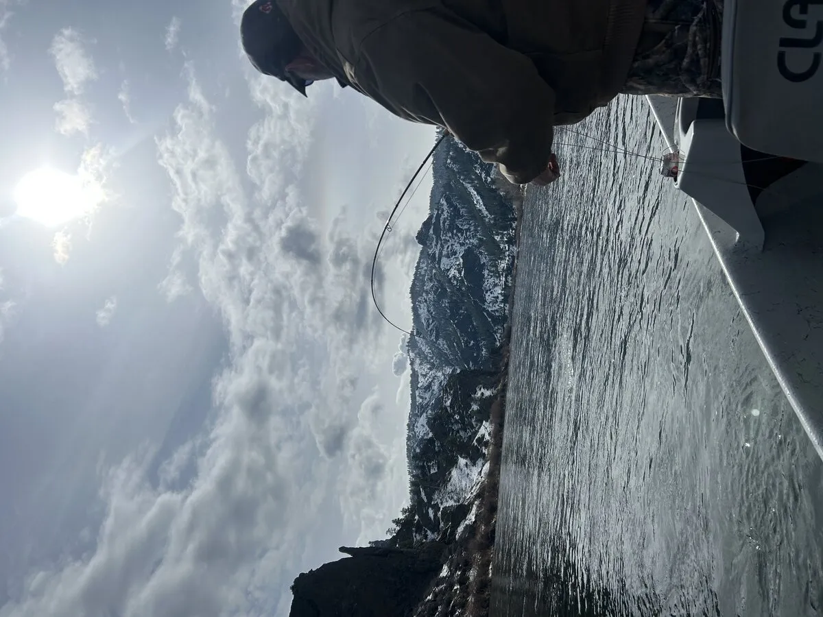 Winter fly fishing on the Missouri River
